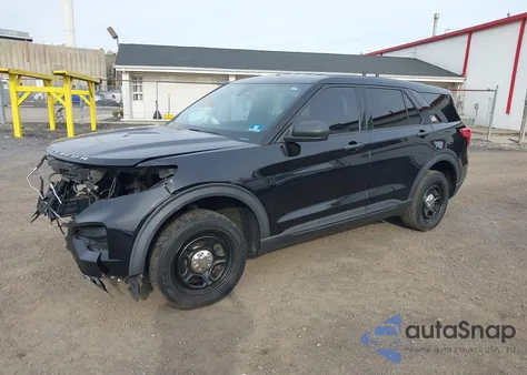 2020 Ford Police Interceptor Police Interceptor из США, поврежденный, VIN 1FM5K8AB4LGA83096